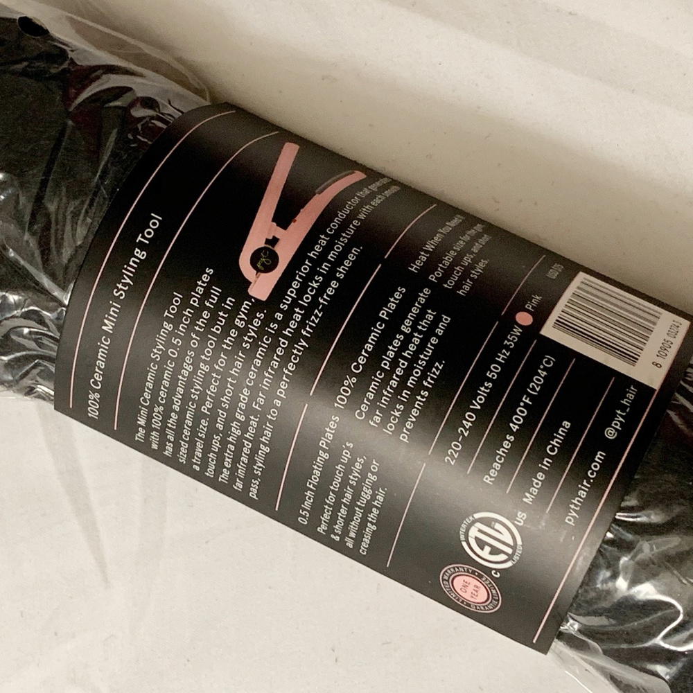 PYT  Mini ceramic hair straightener - Picture 6 of 6
